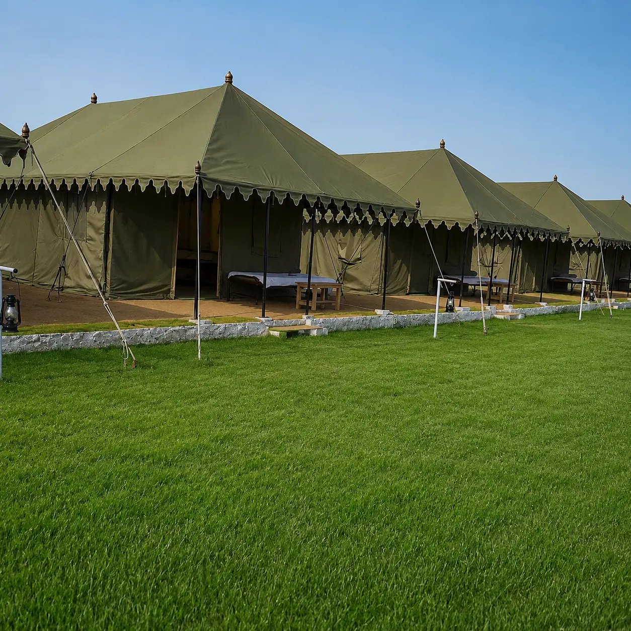 Dubai luxury tent project